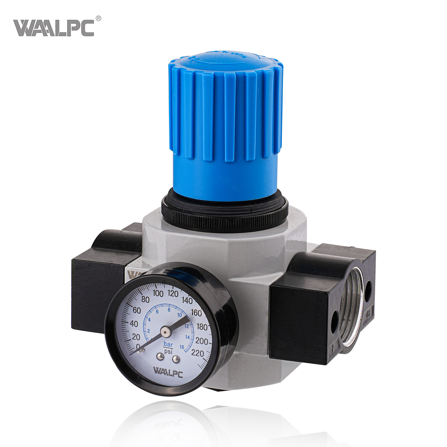 Compressed Air Pressure Reducing Valve High Pressure Regulating Valve Pressure Gauge Suitable for Pneumatic Equipment Compressor