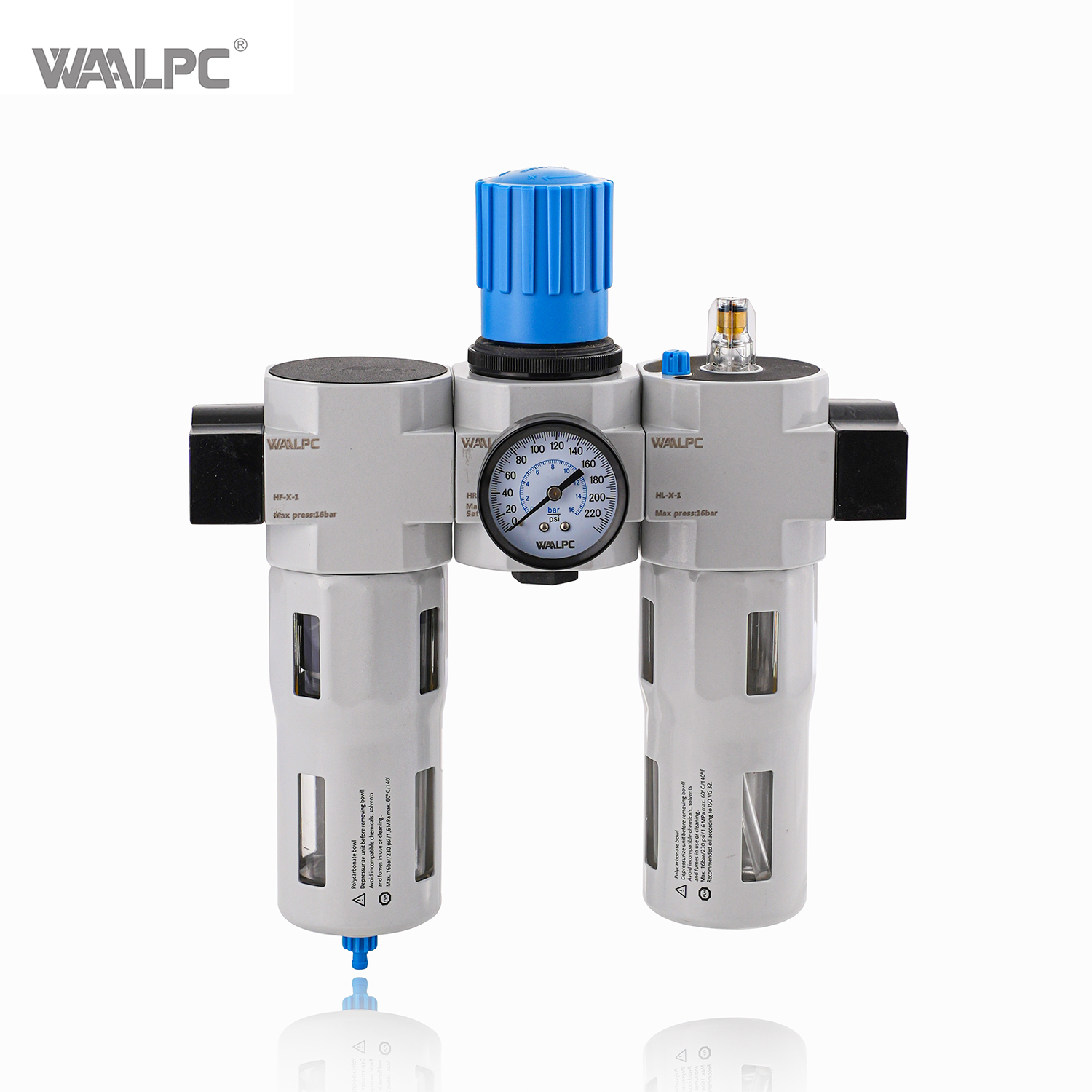 Automation Customized High Quality Pneumatic Components Air Filter Lubricator Regulator FRL Combination