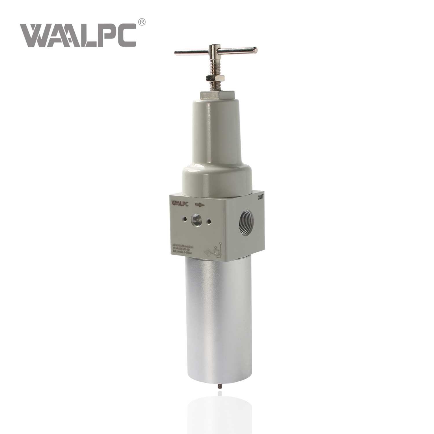 Vanne de r&eacute;gulation de filtre haute pression industrielle avec manom&egrave;tre, contr&ocirc;le de pression et filtration de pr&eacute;cision avec mat&eacute;riau en aluminium moul&eacute; sous pression