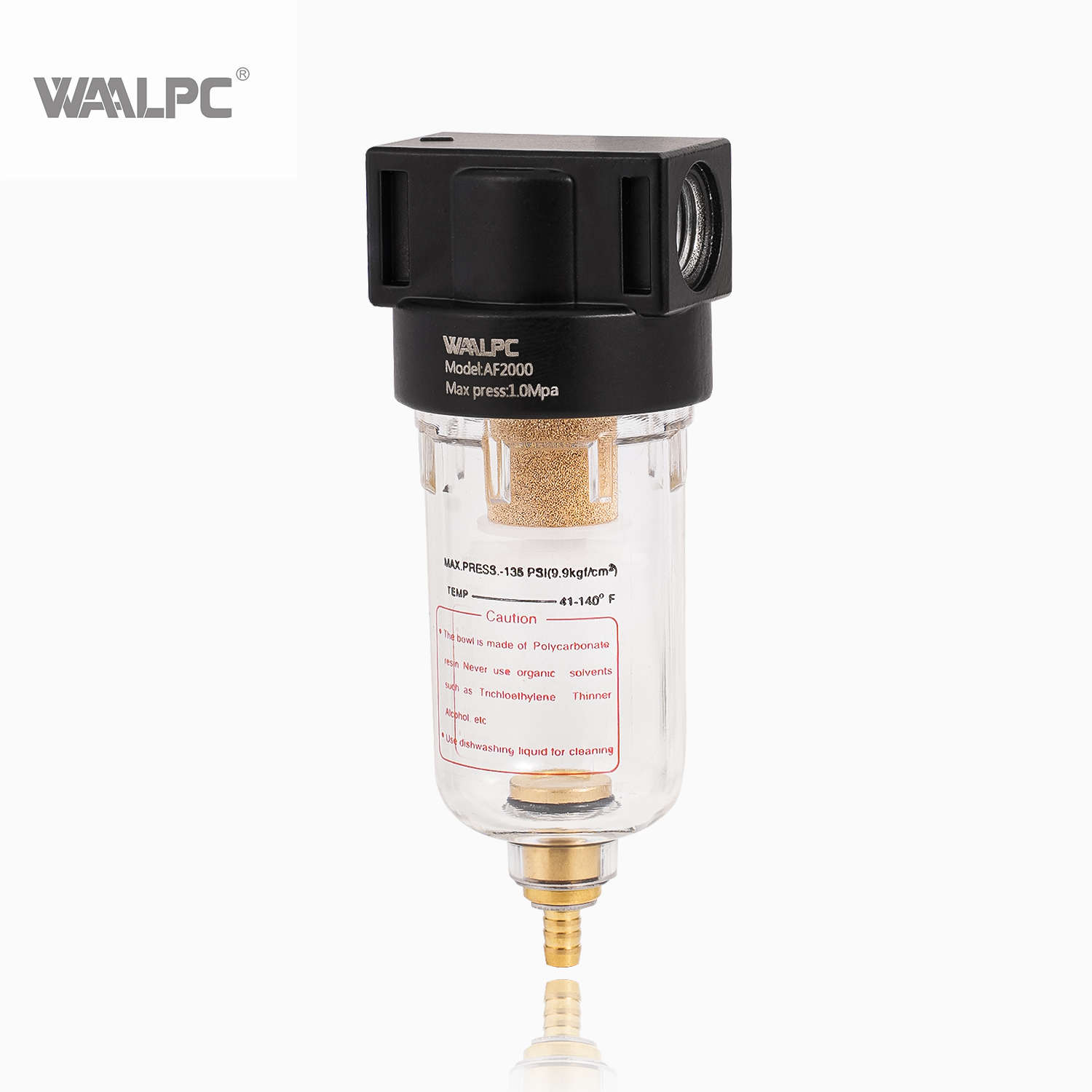 AF BF2000 OEM China AIRTAC PT NPT Air Source Treatment 1/8 1/4 3/8 1/2'' Pneumatic Compressed Air Filter for Production Line Equipment