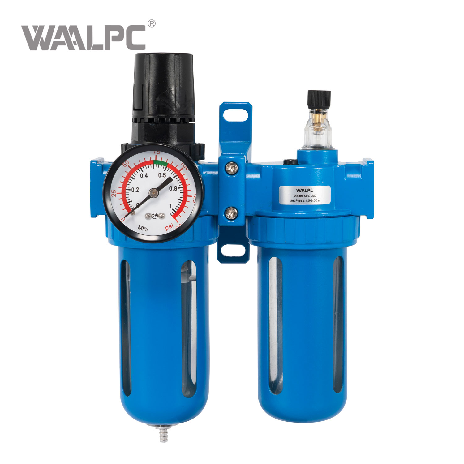 Unidade pneum&aacute;tica frente e verso do componente FR.L de TWSNS SFC200-02 1/4' para OEM