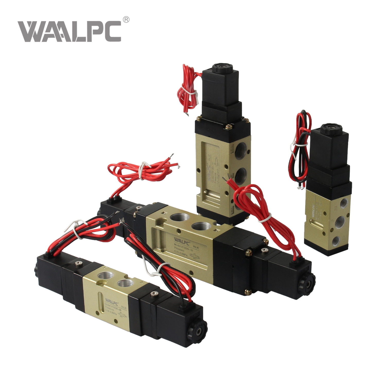 V&aacute;lvula solenoide serie AIRTAC VF | V&aacute;lvula Neum&aacute;tica 5/2 5/3 V&iacute;as G1/8 A G1/2